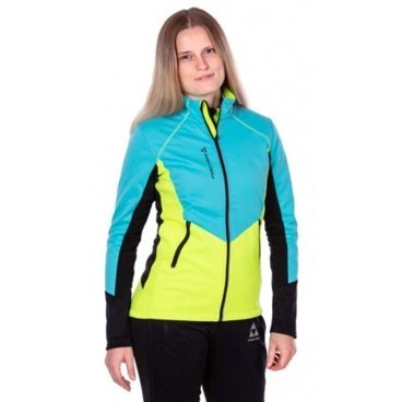 Куртка Fischer Softshell Warm, женская, бирюзовый, 2023-24, GR8117-400