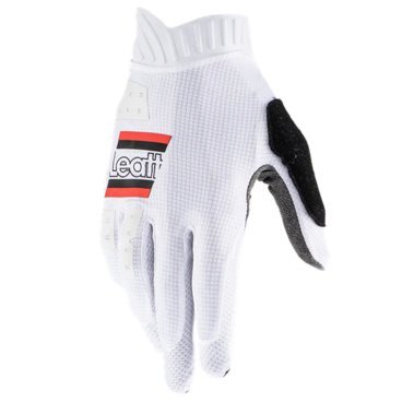 Фото Велоперчатки подростковые Leatt MTB 1.0 GripR Junior Glove, White, 2023, 6023046702