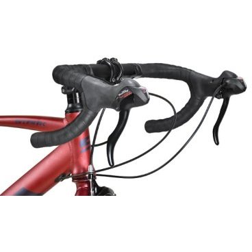 Шоссейный велосипед Stark Peloton 700.1 темно-красный/никель, 2023, HQ-0010019