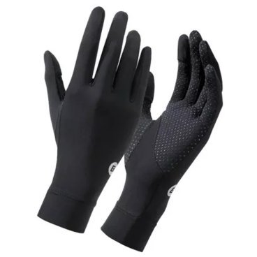 Фото Велоперчатки ROCKBROS, охлаждающий шелк, эластичные, черный, RB_16210003001