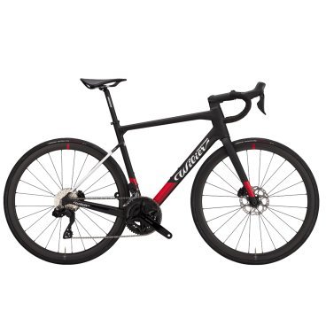 Шоссейный велосипед Wilier Garda Disc 105Di2 12V Miche Race Pro, 28", черный/красный, 2023, B277DI2BLACKRED