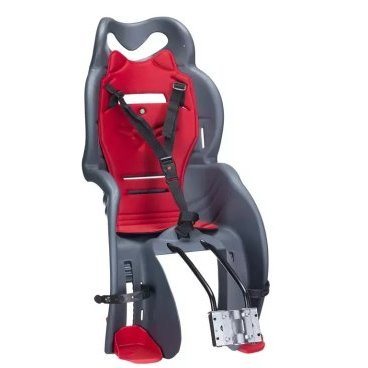 Фото Кресло детское HTP с креплением светло-коричневое с красной накладкой, 22кг, HTP 157 light broun/red