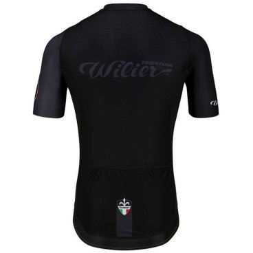 Веломайка Wilier Cycling Club, короткий рукав, черный, WL285