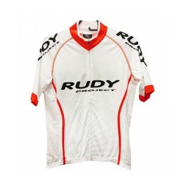 Майка Rudy Project Race PRO, короткий рукав, бело-красный, RP10