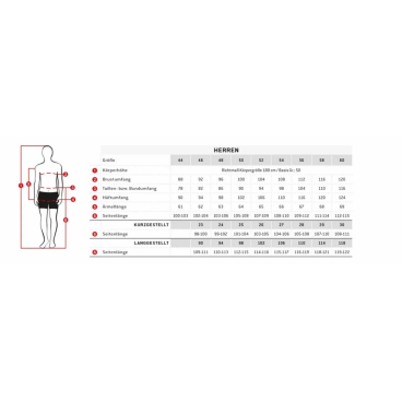 Термобелье мужское (комплект) Loeffler TRANSTEX® MERINO black, EL27170-990