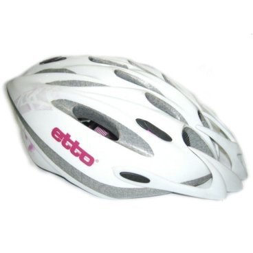 Велошлем Etto Coolhead, цвет бело-розовый Pink Forward, 345120 _УЦЕНКА