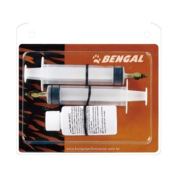 Набор для заправки гидролинии BENGAL, D:3/M4/M5/M6/шланг, шприцы, тормозная жидкость DOT 4, B011BD